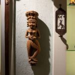 Antique Wooden Wall Bracket Shelf