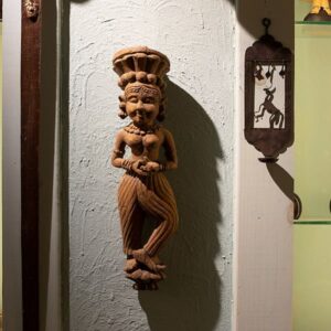 Antique Wooden Wall Bracket Shelf