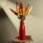 Colorful Wooden Round Planter