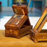 Ethnic Wooden Makeup Storage Box