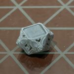 Handcrafted ceramic table figurine multi candle holder