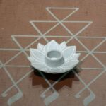 Lotus Shaped Stone Oil Diya