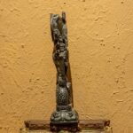 Oil Polished Siva Tandav Sculpture