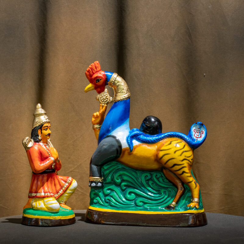 Paper Mache Navkunjaram Figurine