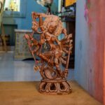 Red Marble Ardhanarishvarar 21 Inch Sculpture