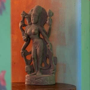 Rose Granite Ardhanarishvarar 16 Inch Statue