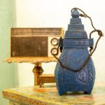 Rustic Square Wood Vase for Home Décor