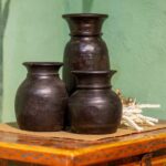 Rustic Wood Vase Home Décor