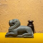 Pallava Stone Lion Decor