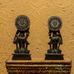 Temple Valli Deivanai Stone Statue