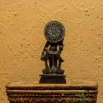 Valli Deivanai Green Granite Stone Sculpture