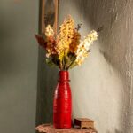 Wooden Round Color Bottle Vase – Front View